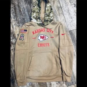 KANSAS CTY CHIEFS Salute to Service Sideline HOOD